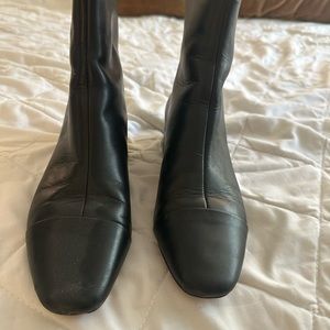 Jcrew black leather boots. Worn maybe 5 times.